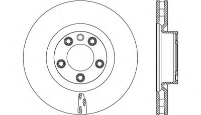 OPEN PARTS bdr267320 -  Тормозной диск